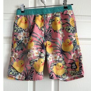 Neff Rubber Ducky Swim Shorts/Trunks - Youth Medium